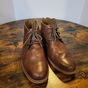 Florsheim Men's Leather Chukka Boots Lace-up 10 1/2 M